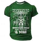 baratos Camisetas engraçadas para homens-Camiseta masculina babaca engraçada com gola redonda, roupa com estampa 3D, moda casual, manga curta, estilo clássico e legal