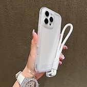 Χαμηλού Κόστους iPhone Θήκες-τηλέφωνο tok Για iPhone 17 Pro Max 17 Air 16 15 14 Pro Max Plus 13 Pro Max Πίσω Κάλυμμα με λουράκι καρπού Ανθεκτική σε πτώσεις Ρετρό Σιλικόνη