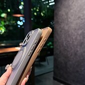 Недорогие Чехлы для iPhone-телефон Кейс для Назначение iPhone 17 Pro Max 17 Air i16 15 14 Pro Max Plus 13 Pro Max Кейс на заднюю панель Поддержка беспроводной зарядки Откидная подножка Защита от удара Ретро ПК