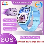 お買い得  スマートウォッチ-AS10 スマートウォッチ 2インチ 子供用スマートウォッチ 携帯電話 3G 4G 3G 歩数計 通話リマインダー アクティビティトラッカー Android iOS対応 子供用 GPS 長時間スタンバイ ハンズフリー通話 IP68 18mm ウォッチケース