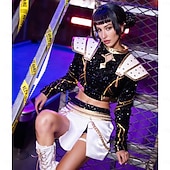  مستوحى من المعبود الكوري محبوب الجماهير نجم البوب كوستيوم أزياء فنتازيا المعبود الافتراضي for نسائي للفتيات بالغين للأطفال عيد الرعب مهرجان أداء كوميك كون معرض الأنمي