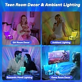 voordelige star galaxy projector lichten-noorderlicht projector 7 kleuren schatkist nachtlampje aurora licht projector met 8 effecten &amp;dimbare Galaxy Light sfeerverlichting voor de slaapkamer, cadeau voor kinderen, tieners en vrouwen