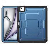 رخيصةأون جراب آيباد-لوح أغط / كفرات من أجل Apple آيباد إير 11 بوصة (2024) آيباد إير 13 بوصة (2024) آيباد برو 13 بوصة (2024) iPad Pro مقاس 11 بوصة 4 محمول مع حامل مع مسند قابل للتعديل درع TPU الكمبيوتر الشخصي