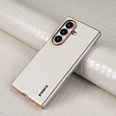 Недорогие Чехлы для Samsung-телефон Кейс для Назначение SSamsung Galaxy Z-образный сгиб 7 Z-сгиб 6 Z Fold 5 Z Fold 4 Кейс на заднюю панель Защита от удара Ретро ТПУ Кожа PU