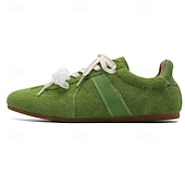 abordables Baskets-Baskets rétro à lacets en daim pour hommes, chaussures décontractées légères pour le style urbain et les tenues de week-end