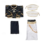  مستوحى من المعبود الكوري محبوب الجماهير نجم البوب كوستيوم أزياء فنتازيا المعبود الافتراضي for نسائي للفتيات بالغين للأطفال عيد الرعب مهرجان أداء كوميك كون معرض الأنمي