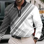 בגדי ריקוד גברים מופשט גאומטרי פּוֹלוֹ שרוול ארוך חולצות פולו דש עסקים מזדמנים בגדי ספורט ומנוחה לבוש יומיומי הדפסת תלת מימד רבע זיפ פולו אביב סתיו חורף אודם פול תלתן זול פולו גיאומטרי לגברים-בגדי ריקוד גברים מופשט גאומטרי פּוֹלוֹ שרוול ארוך חולצות פולו דש עסקים מזדמנים בגדי ספורט ומנוחה לבוש יומיומי הדפסת תלת מימד רבע זיפ פולו אביב סתיו חורף אודם פול תלתן