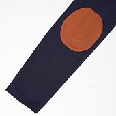 preiswerte T-Shirt mit Waffelstrick-Herren T Shirt Waffelstrick T-Shirt T-Shirt Langarmshirt Langarm Viertelreißverschluss Herbst Frühling &amp; Herbst Farbblock Texture Vintage Mode Lässig Patchwork Reißverschluss Viertel Postleitzahl