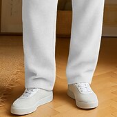 economico Pantaloni della tuta-Per uomo Nido d&#039;ape Pantaloni Eleganti Pantaloni a Nido d&#039;Ape Coulisse Tasca Frontale Semplice Comodità Lunghezza intera All&#039;aperto Casa Feste Moda Chic &amp; Moderno Marrone Scuro Nero Elasticizzato