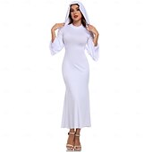levne Duchové a Sklizňové-Duch Strašidelná nevěsta předvečer Všech svatých Šaty Cosplay kostým předvečer Všech svatých Dospělé Dámské předvečer Všech svatých Karneval Výkon Plesová maškaráda Jednoduché Halloweenské kostýmy