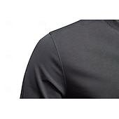 abordables T-shirts et débardeurs élites pour hommes-Homme Chemise en coton manche longue Couleur Pleine Frais Quotidien Occasionnel Boutons Henley École Entraînement Extérieur Toutes saisons Gris foncé Blanche Bleu T-shirt Henley