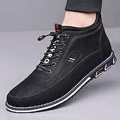 preiswerte Sneaker für Herren-braune High-Top-Wanderschuhe für Herren – bequeme Schnürschuhe für große Füße, Reisen und lange Wanderungen