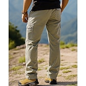preiswerte Unterteile-Herren Cargohosen Wanderhosen Frühling Herbst Außen Normale Passform Wasserdicht Winddicht Unterteile Tasche Schwarz Armeegrün Baumwolle Camping / Wandern Laufen S M L XL XXL
