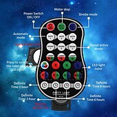voordelige star galaxy projector lichten-DJ disco podium feestverlichting led geluid geactiveerd laserlicht rgb flits stroboscoop projector met afstandsbediening voor kerst halloween decoraties karaoke pub ktv bar dans cadeau verjaardag