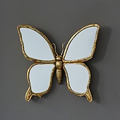 olcso fali szobrok-vintage kopott gyanta pillangó &amp;szitakötős faliszőnyegek – kreatív nappali háttér faldekoráció &amp;otthoni művészeti kézművesség