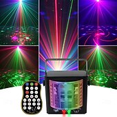 voordelige Halloween Laserlichten-feestverlichting dj disco verlichting led podiumverlichting mini vlinderlamp met geluid geactiveerd en afstandsbediening dj verlichting voor feesten verjaardag bruiloft club ktv karaoke bar podium
