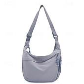 levne úschovna zavazadel a cestování-Dámská módní jednobarevná nylonová crossbody kabelka hobo, vodotěsná, lehká, ležérní, taška přes rameno, stylová, vysoce kvalitní, odolná, moderní, každodenní kabelka