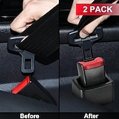 お買い得  車両サービス-シートベルトバックルブースターセット2個、レセプタクルを直立させて簡単にアクセスできるようにする、子供用のユニバーサル車両シートベルトバックル