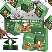 preiswerte Geschenkverpackung-Weihnachts-Pop-up-Box, faltbare Weihnachts-Geld-Hüpfbox, DIY, einzigartige faltbare, hüpfende Geld-Pop-up-Geschenkboxen für Geburtstag, Weihnachten, Jahrestag, Valentinstag