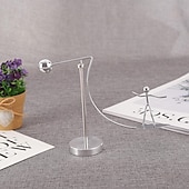 tanie Posągi-Stalowa rzeźba równoważąca, zabawka do balansowania, sztuka kinetyczna, zabawka do balansowania, nauka dekompresyjna, psychologia, dekoracja biura domowego, zabawka na biurko