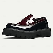 Недорогие Кожаные лоферы премиум-класса-Мужские пенни-лоферы из натуральной кожи, винтажные коричневые, деловые, повседневные туфли для повседневной носки и вечерних мероприятий