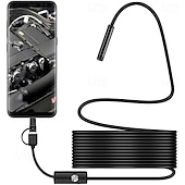 voordelige boor accessoires-Industriële endoscoop voor Android, 200W pixel endoscoop met 25 fps beeldoverdracht, IP67 waterdicht, type-C interface, MFI gecertificeerd, ideaal voor auto- en woninginspecties