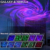 olcso Karácsonyi ajándéklámpa-galaxis csillag projektor éjszakai fények diszkófények születésnapi partikra születésnapi ajándékok mindenkinek galaxis csillag projektor diszkógömb partifények szobába hálószobába nappaliba újévi