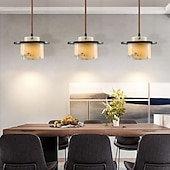 お買い得  シリンダーデザイン-芸術的な大理石の球体ペンダントライト、木製の温白色ライト、E29調節可能なチェーン