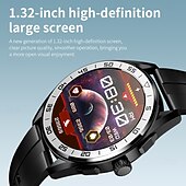 cheap Smartwatch-LOKMAT COMET PRO Smart Watch 1.32 inch Smartwatch Fitness Running Watch Bluetooth Pedometer Call Reminder Activity Tracker Compatible with Android iOS Women Men Long Standby Hands-Free Calls Media