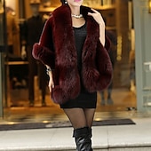 baratos Xales &amp; Envolvimentos-Elegante Loucos anos 20 Anos 20 Xale de Pele Falso O Grande Gatsby charleston Fantasia Mulheres Dia dos namorados Baile de Máscaras Festa Casamento Convidado do casamento Adulto Xale Outono &amp; inverno