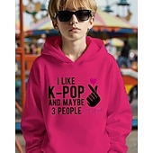 billiga Pojkens 3D Sporter &amp; Spel-K-pop-huvtröja med grafisk design för pojkar - långärmad, avslappnad tröja med livfullt animetryck för höst/vinter, perfekt för vardagskläder eller speciella tillfällen.