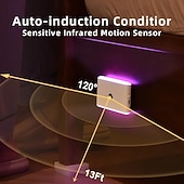 abordables veilleuses à capteur-Veilleuse LED rechargeable à intensité variable, éclairage d&#039;escalier à changement de couleur, éclairage d&#039;intérieur avec détecteur de mouvement, veilleuses RVB pour couloir, chambre d&#039;enfant,