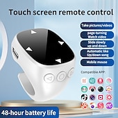 abordables Accessoires pour caméra de téléphone portable-télécommande Bluetooth du bout des doigts, anneau de défilement vidéo et télécommande d&#039;obturateur d&#039;appareil photo