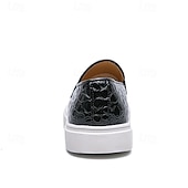 preiswerte Freizeit-Loafer-Braune Herren-Loafer mit Krokodilmuster und Quasten – luxuriöse Slipper für Business, Abendpartys und formelle Anlässe