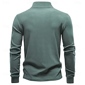 economico Felpe e Sweatshirt Elite da Uomo-Per uomo Felpa con zip corta Nero Blu marino Blu Verde Cachi Collo Alto Semplice Lavoro Sport &amp; Outdoor Casuale senza stampa Cool Casual Maglione Primavera Autunno Abbigliamento Felpe con cappuccio