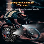 voordelige Smartwatches-LOKMAT ATTACK 3 PRO Slimme horloge 1.39 inch(es) Smart horloge Bluetooth Stappenteller Gespreksherinnering Slaaptracker Compatibel met: Android iOS Dames Heren Lange stand-by Handsfree bellen