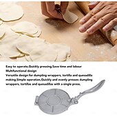 economico Utensili da cucina-macchina per tortillas manuale in lega di alluminio, modellatrice per pasta di mais, utensile per pancake, gadget da cucina per cucinare in casa