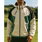 abordables Chaquetas impermeables-Hombre Cortavientos Chaqueta Chaqueta Softshell Chaqueta para senderismo Al aire libre Impermeable Resistente al Viento Trajes de senderismo Ropa de senderismo Primavera Otoño Camiseta Camping