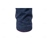 preiswerte Herren Elite T-Shirts &amp; Tanktops-Herren Baumwollhemd Langarm Einfach Cool Täglich Lässig Farbblock Knöpfe Henley Schule Training Outdoor Ganzjahres Grau gefärbt Dunkelmarine Kaki Henley T-Shirt