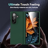 Недорогие Чехлы для Samsung-телефон Кейс для Назначение SSamsung Galaxy Z-образный сгиб 7 Z-сгиб 6 Z Fold 5 Z Fold 4 Кейс на заднюю панель Откидная подножка Защита от удара Ретро ПК