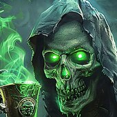 economico Halloween-Giorno dei Morti Per uomo Teschio Teschi Polo con zip Manica Lunga Magliette polo Bavero Casual Orrore Scuro All'aperto Abito da festa Stampa 3D Primavera Autunno Inverno Rosso Blu Viola