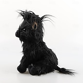 رخيصةأون التماثيل-لعبة محاكاة بقرة المرتفعات المحشوة الناعمة لعبة حيوانية واقعية بقرة المرتفعات كاواي هدية للأطفال للأولاد والبنات هدية عيد ميلاد