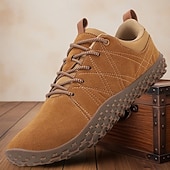abordables Baskets-Baskets décontractées marron pour homme avec semelle antidérapante – Chaussures de sport d&#039;extérieur confortables pour la marche, la randonnée et le quotidien