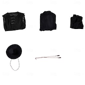 cheap Men&#039;s Costumes-KPop Demon Hunters Demon Boy Group Saja Boys Jinu Saja Costume Fancy Dress Korean Traditional Virtual Idol Movie Cosplay for Men&#039;s Adults Halloween Carnival Performance Comic Con Anime Expo