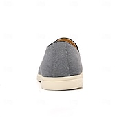 abordables Zapatillas sin cordones y mocasines de hombre-Mocasines sin cordones de ante color tostado para hombre: zapatos casuales livianos para uso diario en la oficina, para ir al trabajo y para el fin de semana.