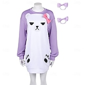 levne Dámské Kostýmy-Inspirováno korejskými idoly Popová hvězda Kapuce Trička Pyžama Virtuální idol Filmové kostýmy for Dámské Dospělí předvečer Všech svatých Karneval Výkon Comic Con Výstava anime