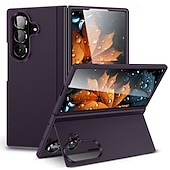 Недорогие Чехлы для Samsung-телефон Кейс для Назначение SSamsung Galaxy Z-образный сгиб 7 Z-сгиб 6 Z Fold 5 Z Fold 4 Кейс на заднюю панель Откидная подножка Защита от удара Ретро ПК
