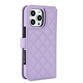 お買い得  iPhone用ケース-電話 ケース 用途 16 15 14 Pro Max Plus 16e 13 Mini ウォレットカードケース ストラップ付き キックスタンド カード挿入口 レトロ風 TPU PUレザー