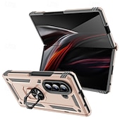 levne Pouzdra pro Samsung-telefon Carcasă Pro Samsung Galaxy Z-sklad 7 Z Fold 6 Z Fold 4 Zadní kryt Magnetické Stojánek Prstencová spona Brnění TPU PC