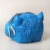 رخيصةأون أزياء تنكرية للأطفال-نجمة البوب الكورية المستوحاة من الأيدول مورغان ساجو، قناع النمر الأزرق للهالوين، أدوات الهالوين، كرنفال ماردي غرا، أزياء هالوين سهلة الارتداء